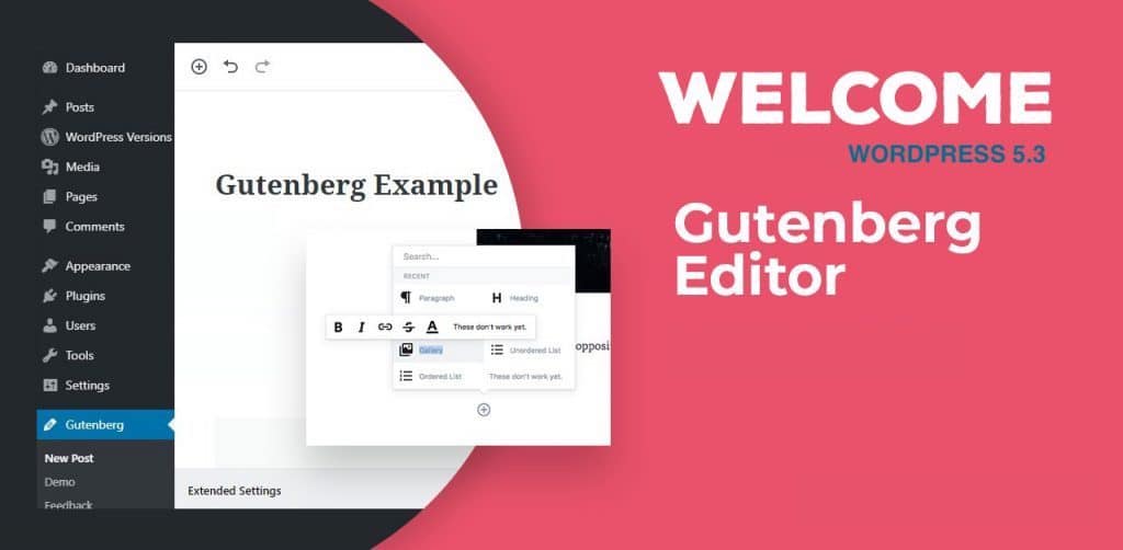 Wordpress 5.3 και Gutenberg